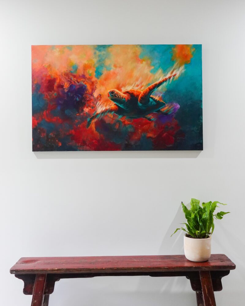 "Return to Warmer Waters" original artwork - Image 2