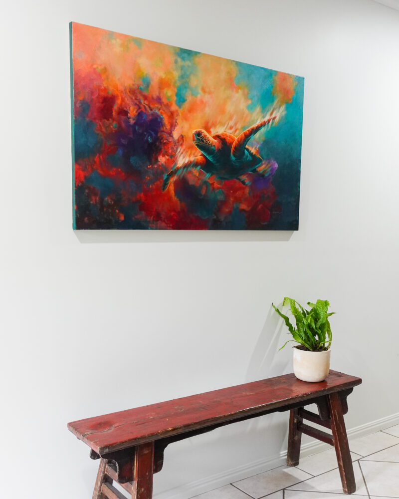 "Return to Warmer Waters" original artwork - Image 6