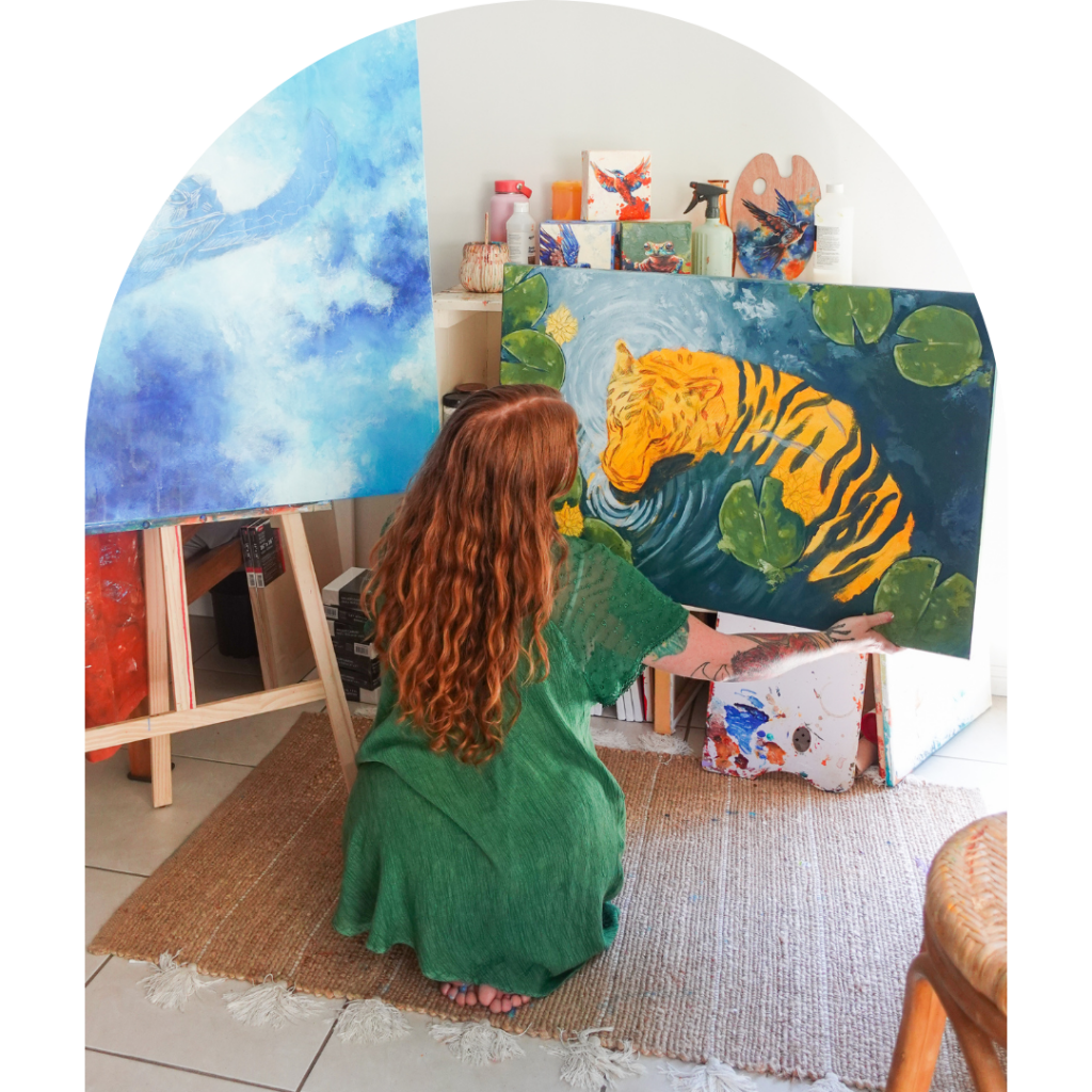 Akasha Mead Art - contemporary and colourful paintings from the Australian tropics. Original artworks available