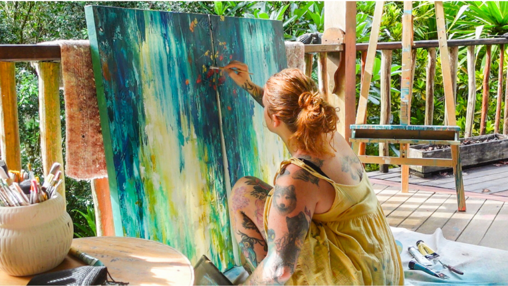 Akasha Mead Art - contemporary and colourful paintings from the Australian tropics. Original artworks available