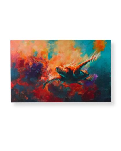 "Return to Warmer Waters" original artwork