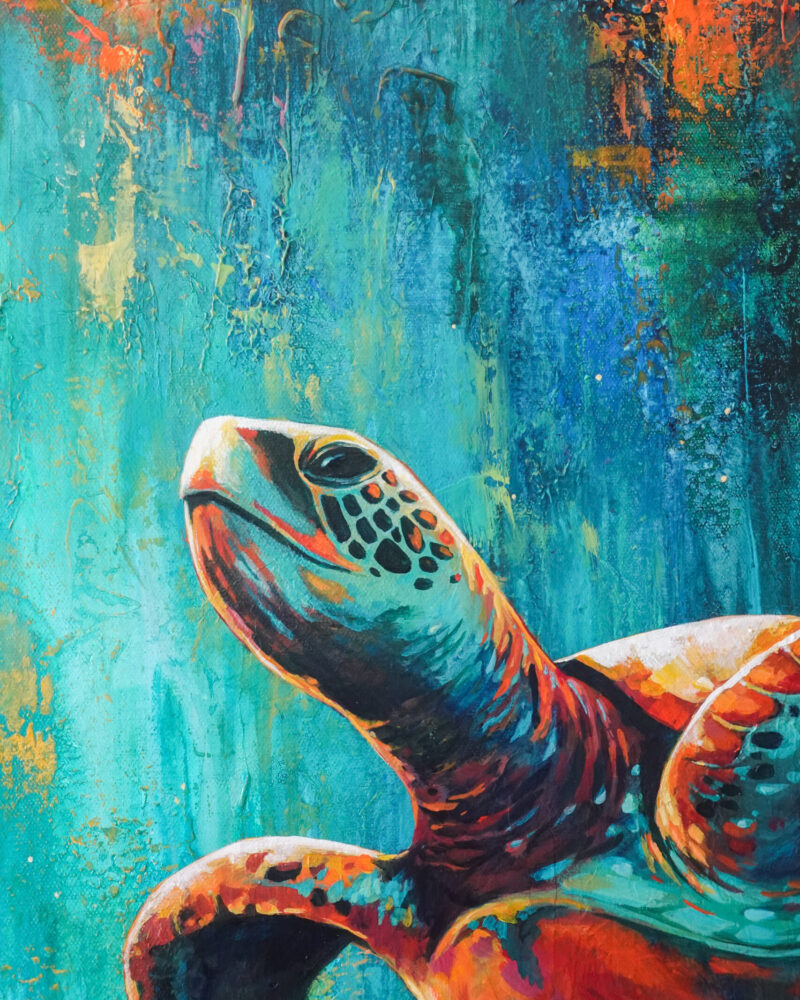 "Dancing In Sunlight" original artwork - Image 5