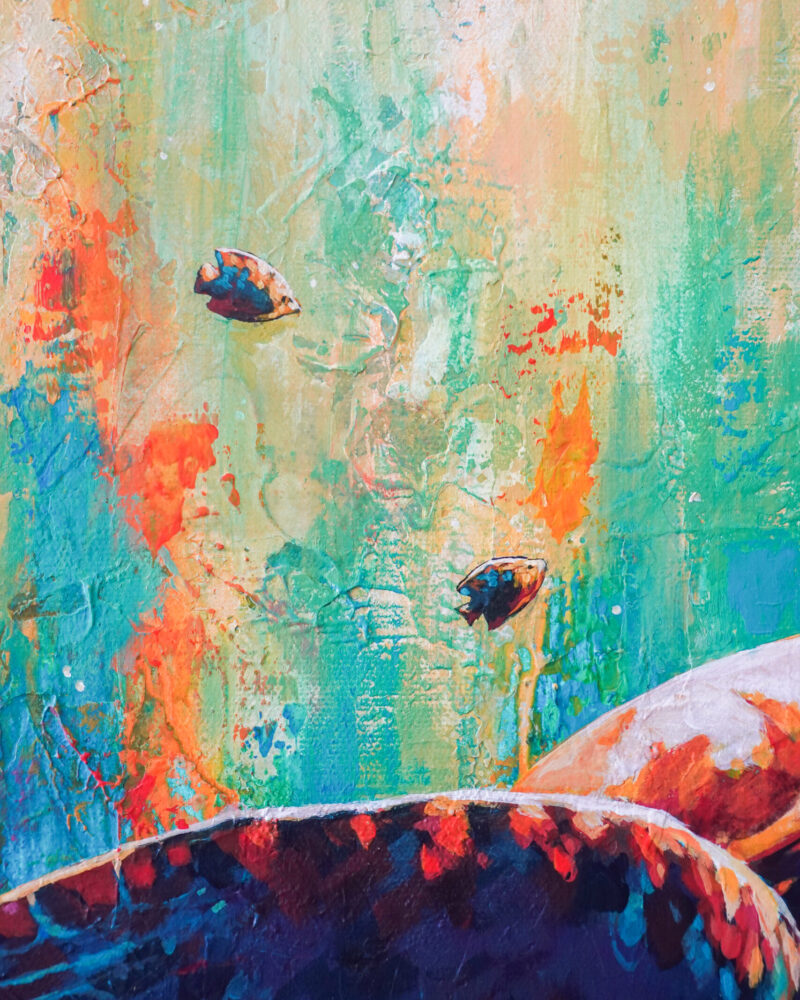 "Dancing In Sunlight" original artwork - Image 3